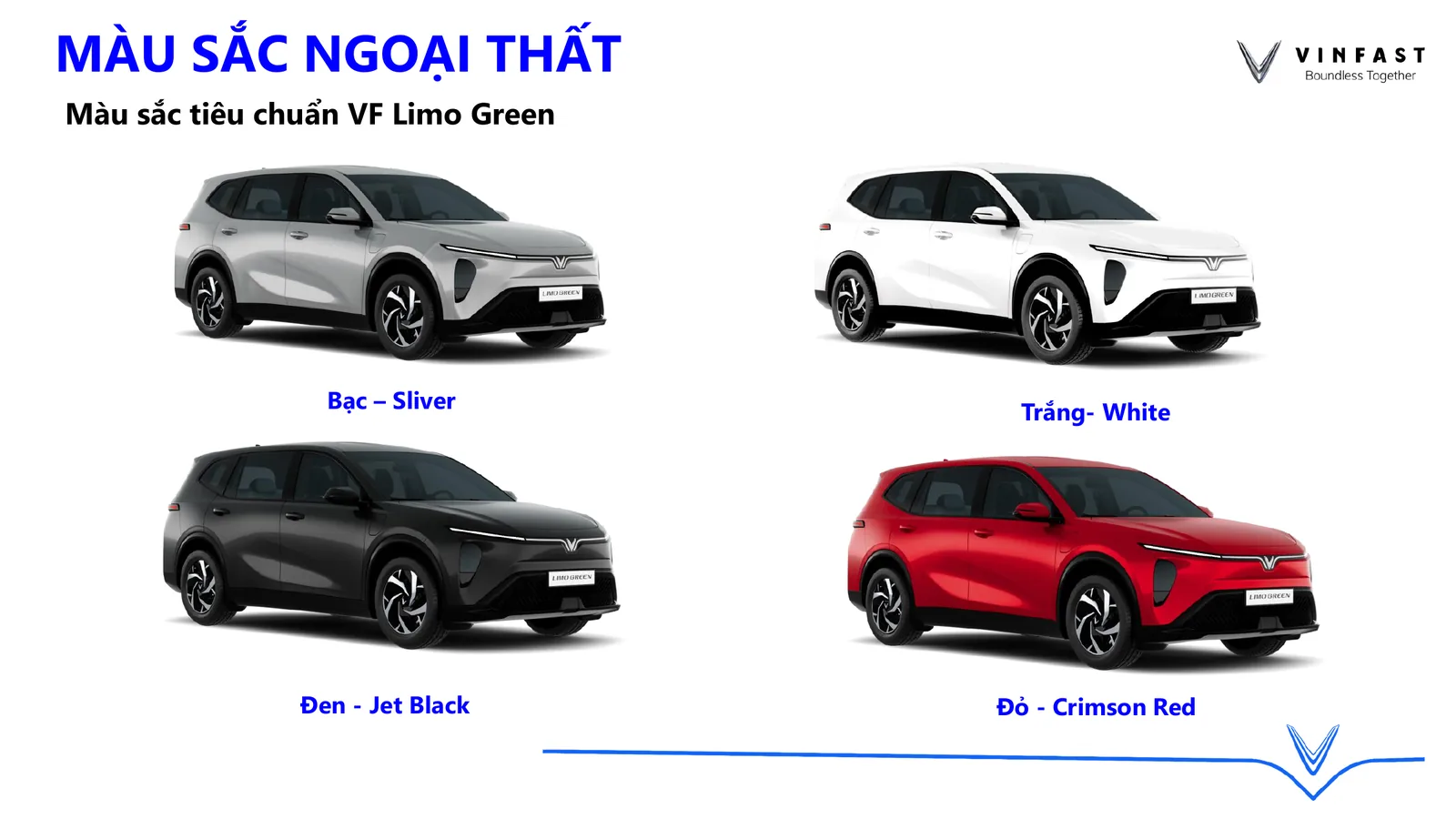 Bảng màu ngoại thất VinFast Limo Green