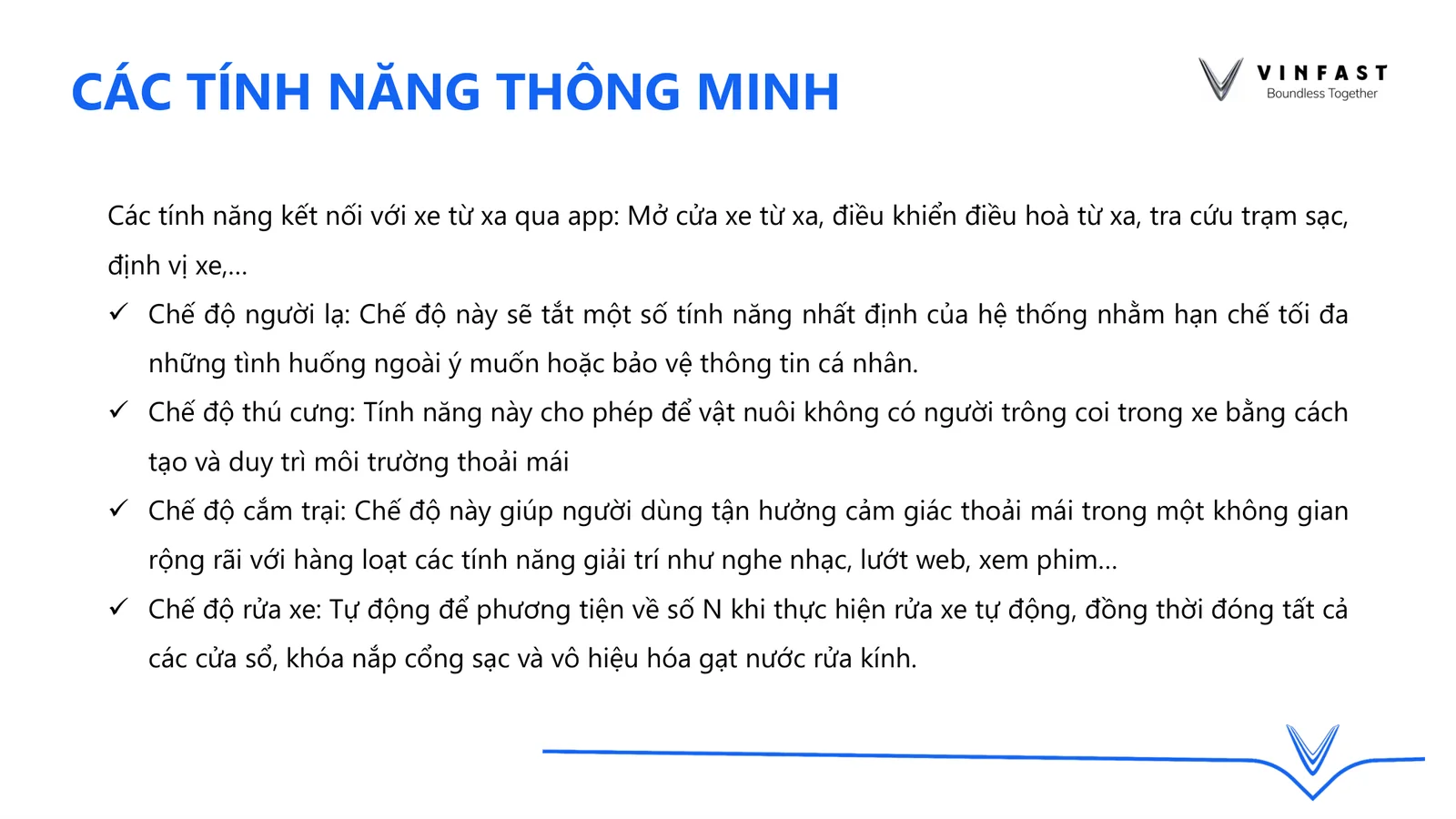 Các chế độ thông minh và kết nối từ xa của VinFast VF6